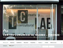 Tablet Screenshot of centrocongressialduomo.com